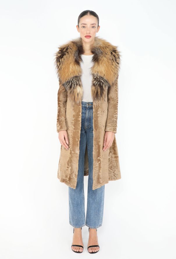 Dior STUNNING F/W 2007 Fox Fur Astrakhan Coat - 3