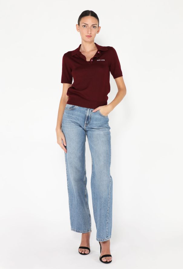 Miu Miu S/S 2024 Emblem Polo - 4