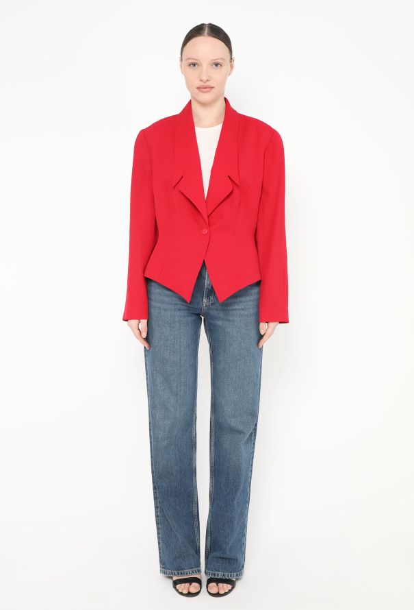 Thierry Mugler Vintage Cinched Wasp Blazer - 2