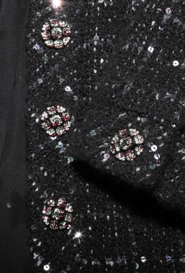 Chanel F/W 2022 Iridescent Tweed Cashmere Coat - 8