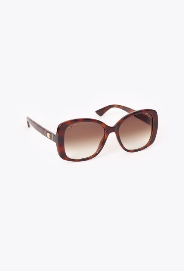 Gucci 2021 Tortoiseshell Butterfly Sunglasses - 3
