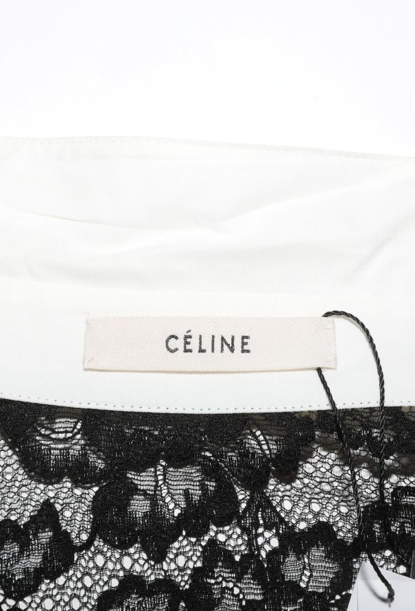 Céline F/W 2010 Collared Lace Tunic - 8 Céline F/W 2010 Collared Lace Tunic - 8