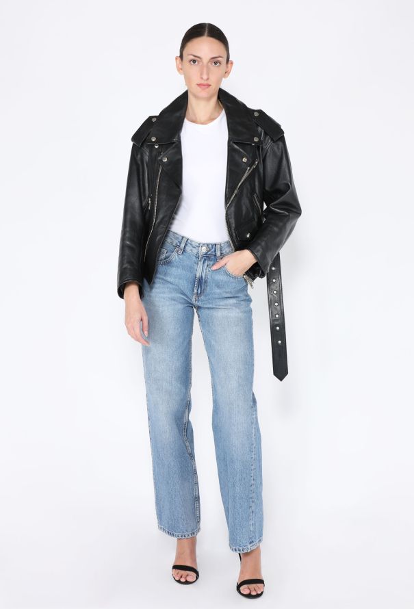 Balenciaga F/W 2016 Leather Biker Jacket - 3