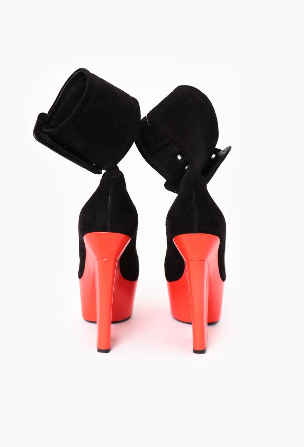 Céline S/S 2012 Split Suede Platforms - 5