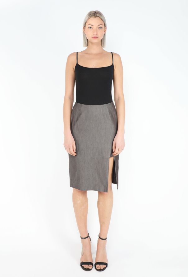 Thierry Mugler Late '90s Cinched Brass Trim Ensemble - 2