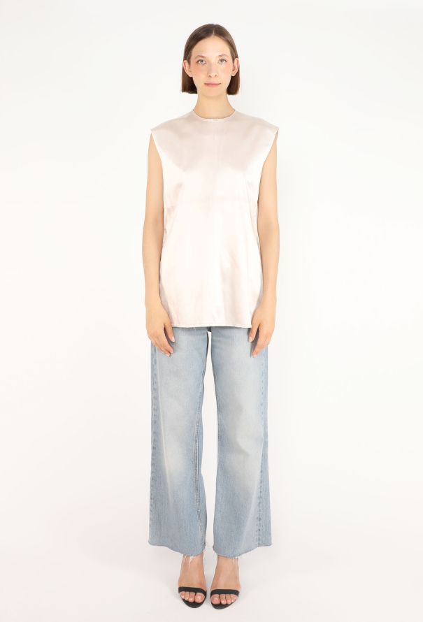 Céline Charmeuse Sleeveless Top, Spring 2013 - 1
