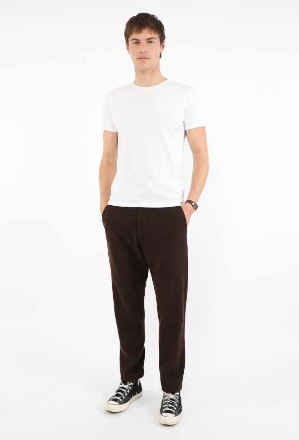 Loro Piana Pecora Nera Rassa Fleece Joggers - 1