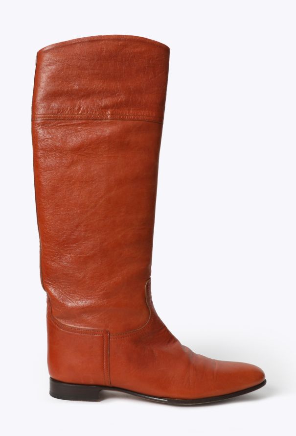 Hermès Leather Riding Boots - 1