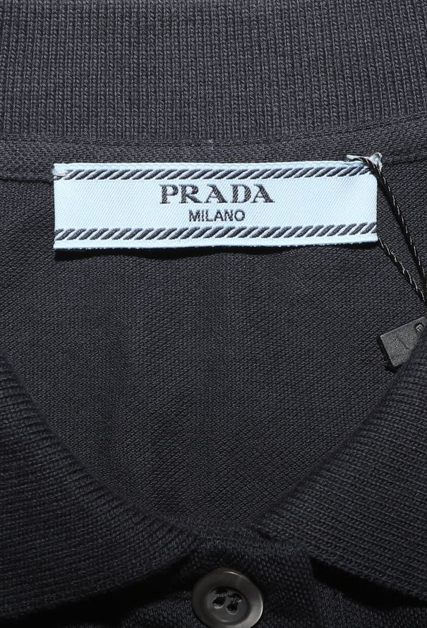 Prada 2024 Halter Emblem Polo Top - 4