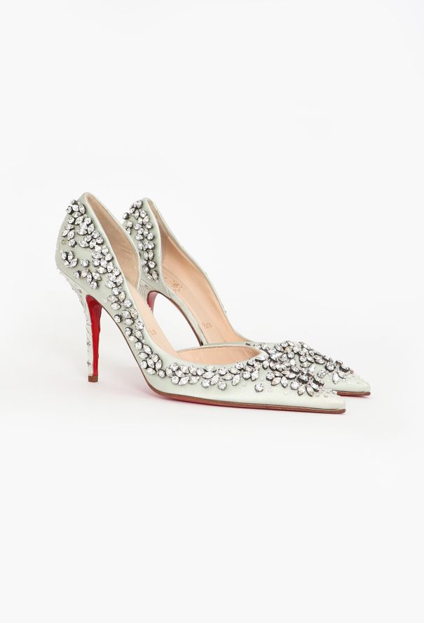 Louboutin Strass 100mm Iriza Pumps - 2 Louboutin Strass 100mm Iriza Pumps - 2