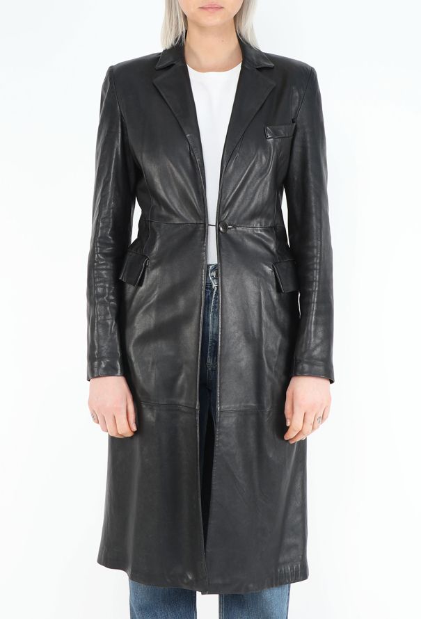 Emporio Armani '90s Lambskin Coat - 3