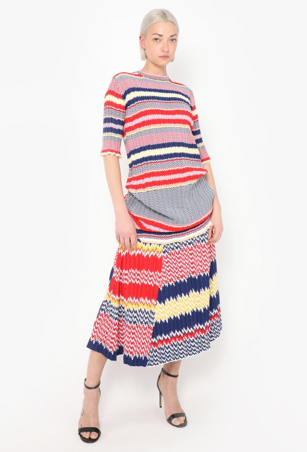 Céline Resort 2015 Chevron Knit Ensemble - 1