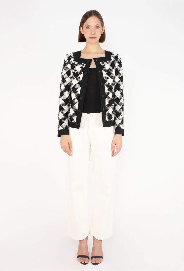 Valentino Damier Bouclé Jacket, Resort 2026 - 4