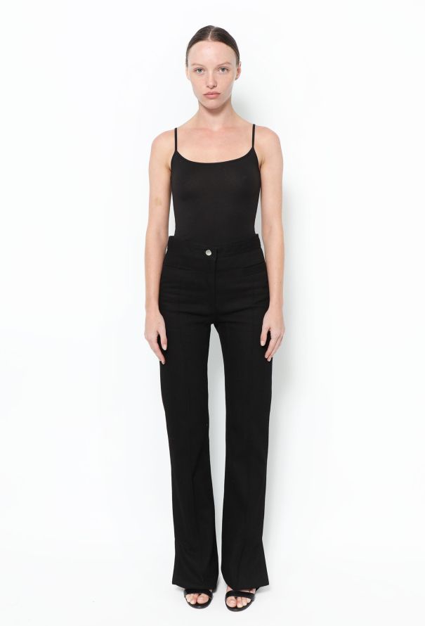 Céline 2013 Bootcut Twill Trousers - 1 Céline 2013 Bootcut Twill Trousers - 1