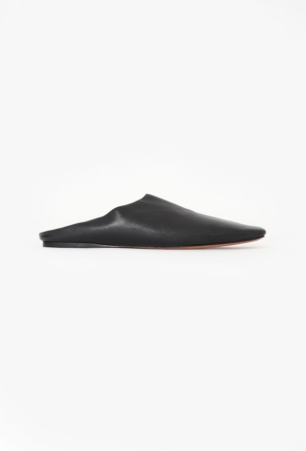 Céline Babouche Leather Mules - 1