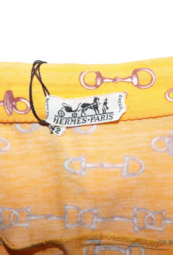 Hermès '70s Equestrian Horsebit Shirt Dress - 7