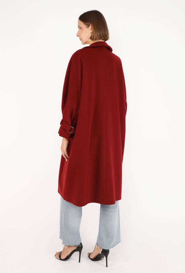 Anne-Marie Beretta Felted Shawl Coat, 1980s - 5