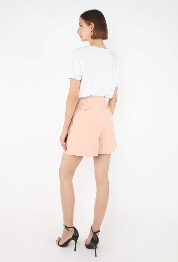 Chanel High-Waisted Linen Shorts, 1990 - 4