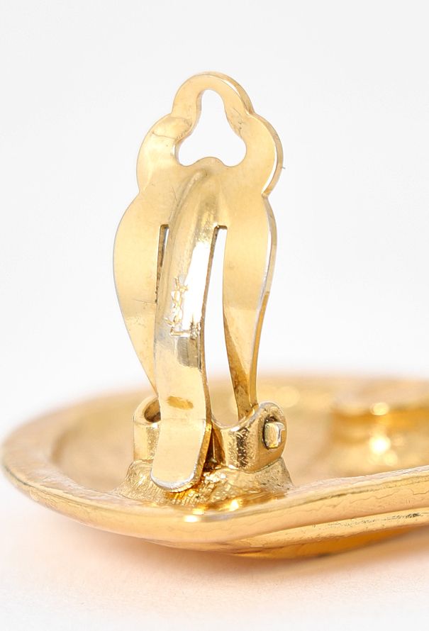 Saint Laurent 1993 Hammered Heart Clip Earrings - 4 Saint Laurent 1993 Hammered Heart Clip Earrings - 4