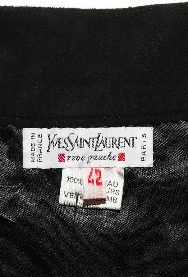 Saint Laurent 1992 Suede Fringe Skirt - 5 Saint Laurent 1992 Suede Fringe Skirt - 5