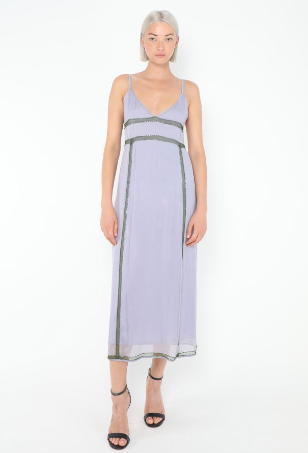 Prada COLLECTOR F/W 1996 Beaded Slip Dress - 4 Prada COLLECTOR F/W 1996 Beaded Slip Dress - 4