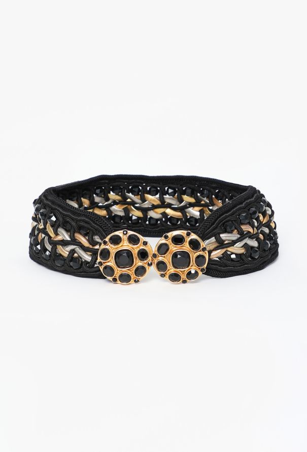 Passmenterie Belt attributed to YSL Couture, 1985 - 1