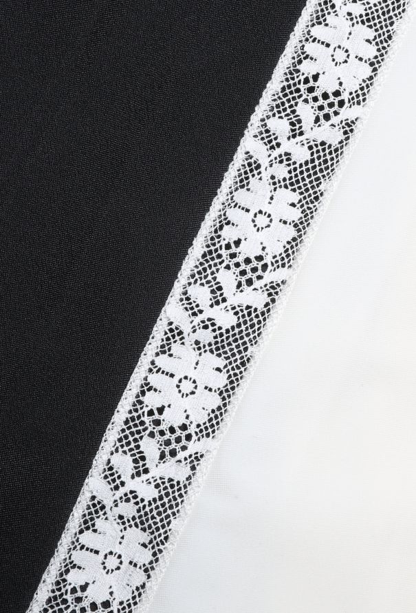 Valentino Pleated Lace Trim Skirt - 7