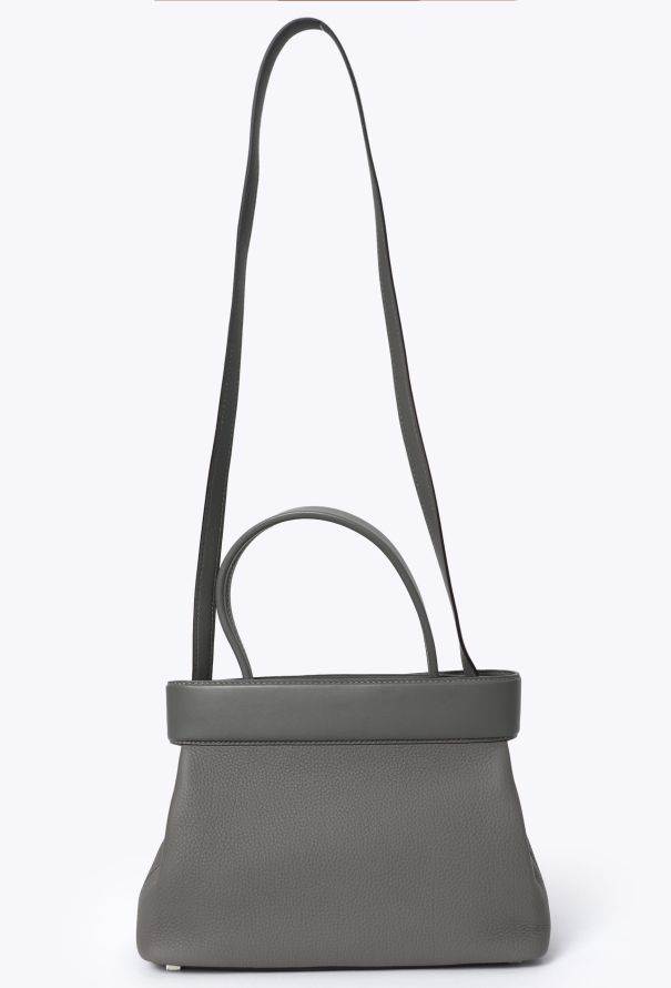 Hermès Gris Meyer Togo Medor Bag - 4