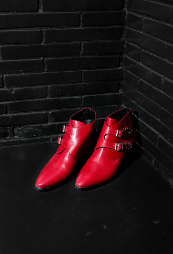 Saint Laurent Studded Ankle Boots - 1