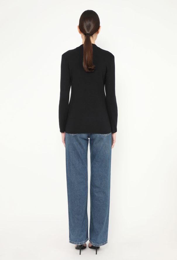 Saint Laurent Vintage Mock-Neck Sweater - 4