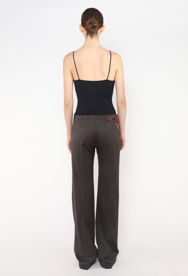 Chloé 2001 Beaded Low-Rise Trousers - 4