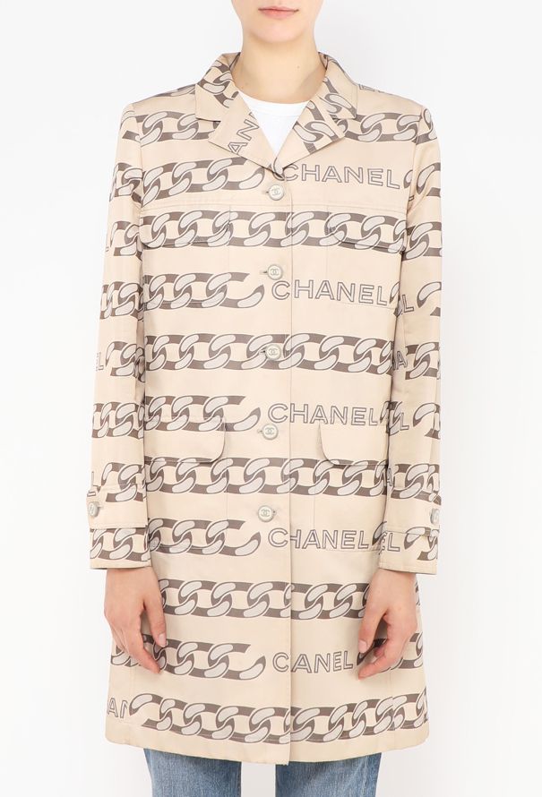 Chanel F/W 2001 Trompe L'Oeil Silk Trench - 4