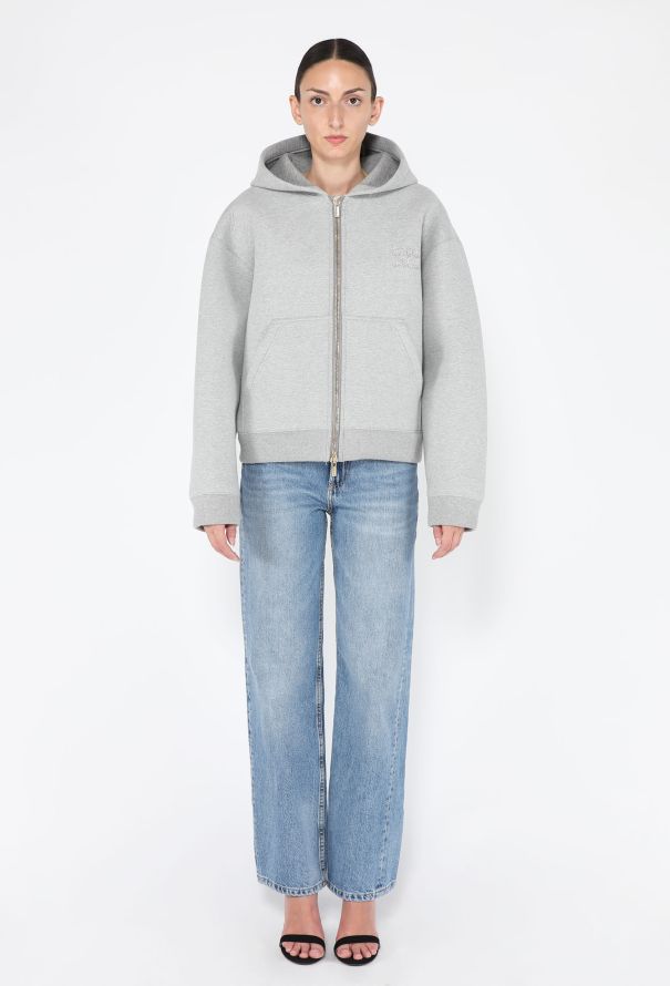 Miu Miu Padded Zip-Up Hoodie, F/W 2023 - 4