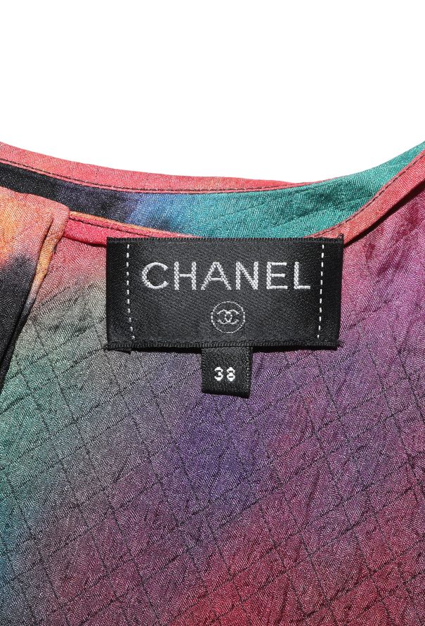 Chanel Tie-Dye Silk Blouse, Pre-Fall 2020 - 6