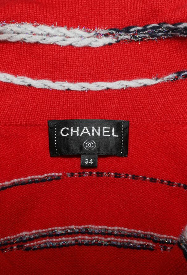 Chanel Cashmere Striped Cardigan, S/S 2020 - 7