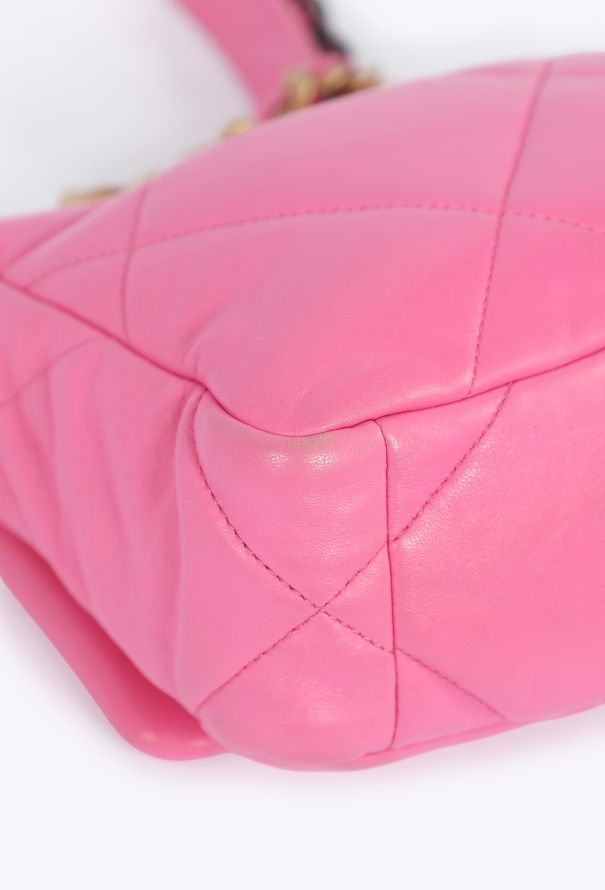Chanel Pink 19 Medium Flap Bag - 11