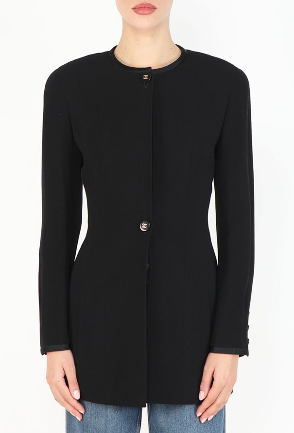 Chanel TIMELESS 1994 Tailored 'CC' Smoking Jacket - 1