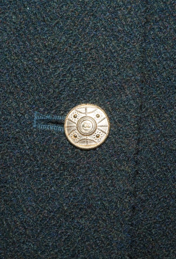 Chanel Late '80s Fur Trim Chevron Ensemble - 10