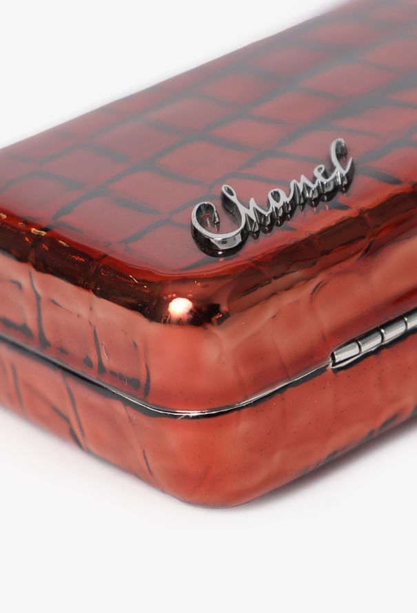 Chanel Limited Edition Resin & Crystal Minaudière Chain Clutch - 8