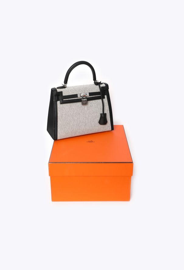 Hermès Toile H & Black Swift Kelly Sellier 25, 2026 - 2