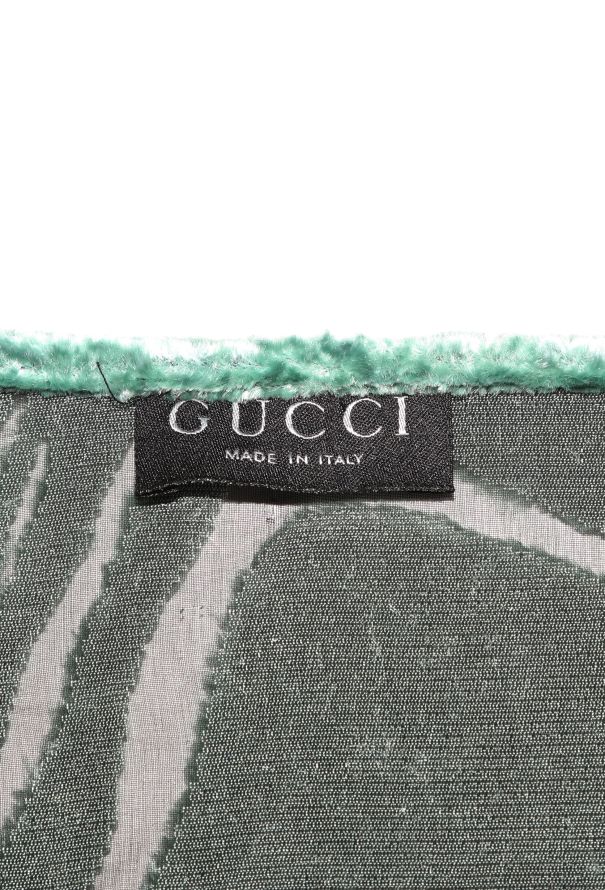 Gucci Plunging Velvet Dévoré Dress, S/S 1996 - 9