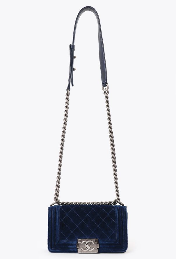 Chanel F/W 2012 Velvet Mini Boy Bag - 1