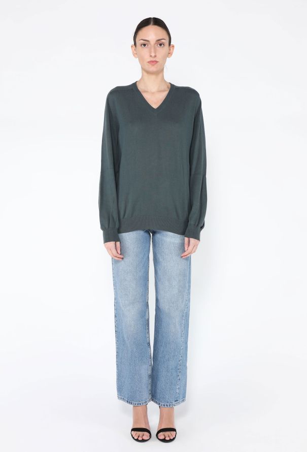 Maison Margiela 2009 Leather Elbow Patch Knit - 3