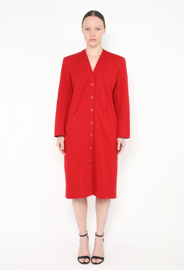 Saint Laurent Vintage Tailored Pocket Dress - 1