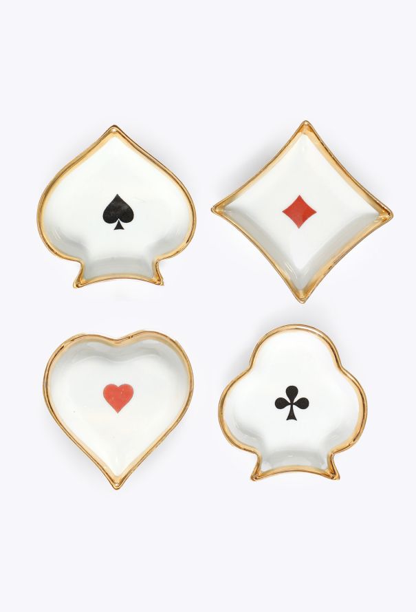 Vintage Objects & Decor 1960s Limoges Poker Vide-Poche Set - 1