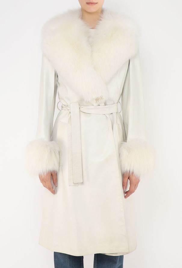 Jean Pecarel Fox Fur Leather Coat - 3