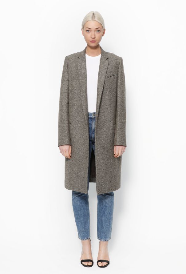 Céline Resort 2010 Wool Crombie Coat - 3