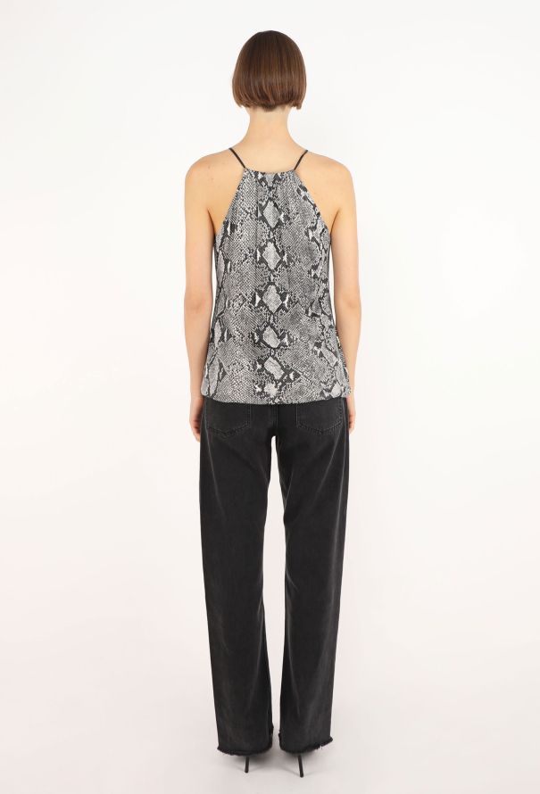 Gucci Python Printed Halter Top, S/S 2000 - 5