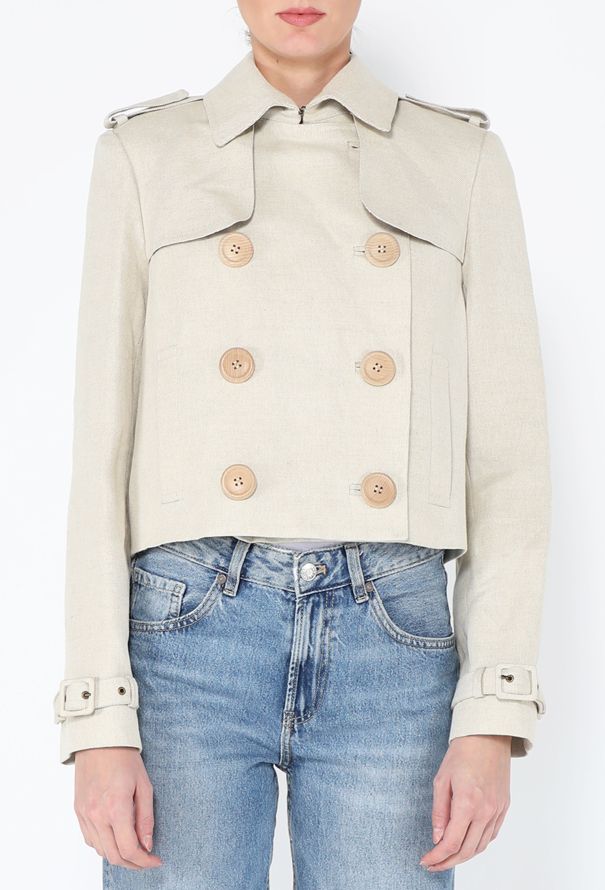Chloé 2006 Cropped Trench Jacket - 1