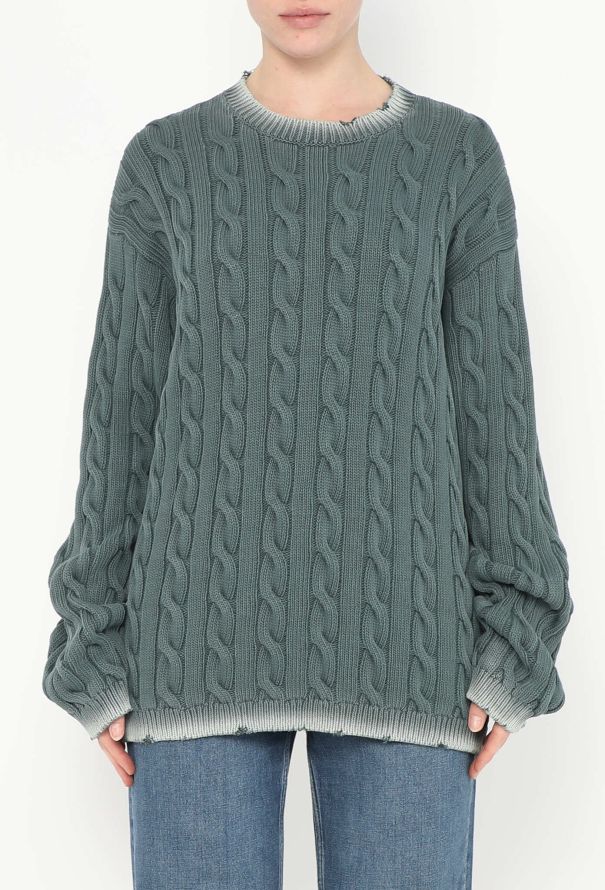 Miu Miu S/S 2022 Cable-Knit Sweater - 3